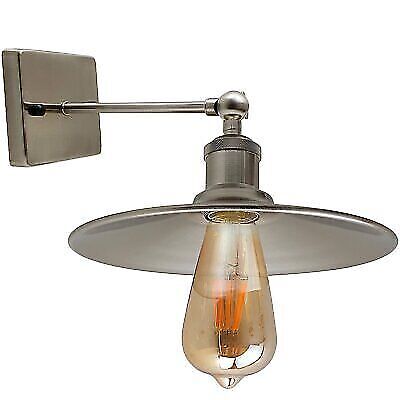 Industrial Vintage Metal Wall Sconce Light, E27 Fitting, Indoor Retro Lamp