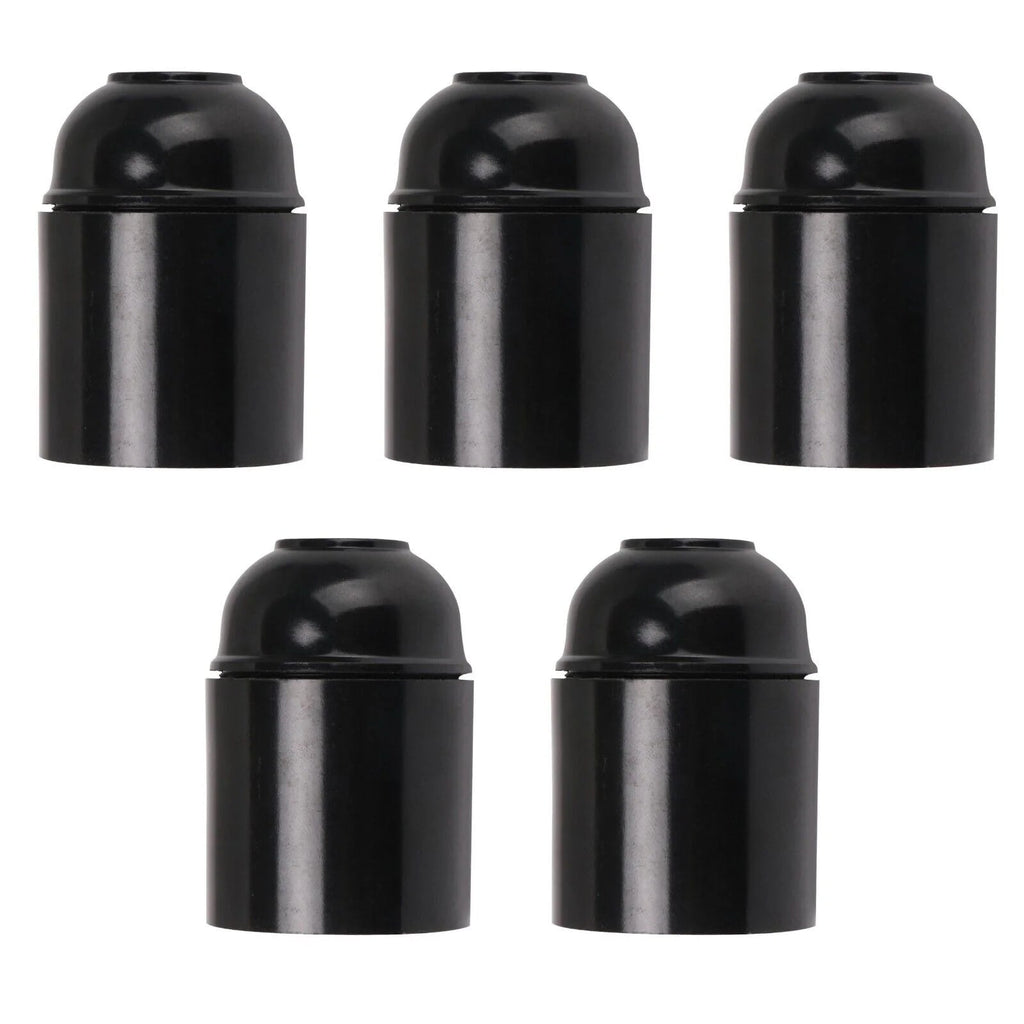 Black E27 Bakelite Lamp Holder Retro Industrial Socket Light Bulb Holder