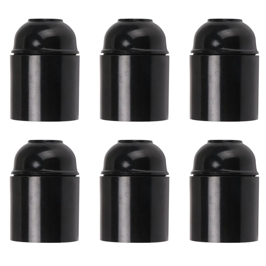 Black E27 Bakelite Lamp Holder Retro Industrial Socket Light Bulb Holder