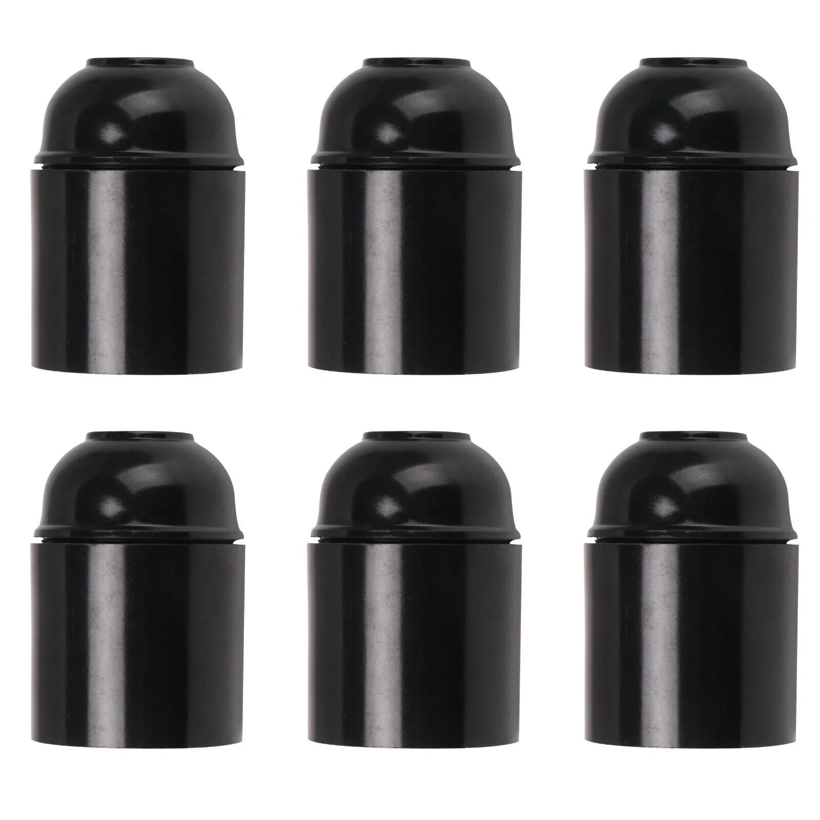 Black E27 Bakelite Lamp Holder Retro Industrial Socket Light Bulb Holder ~5734