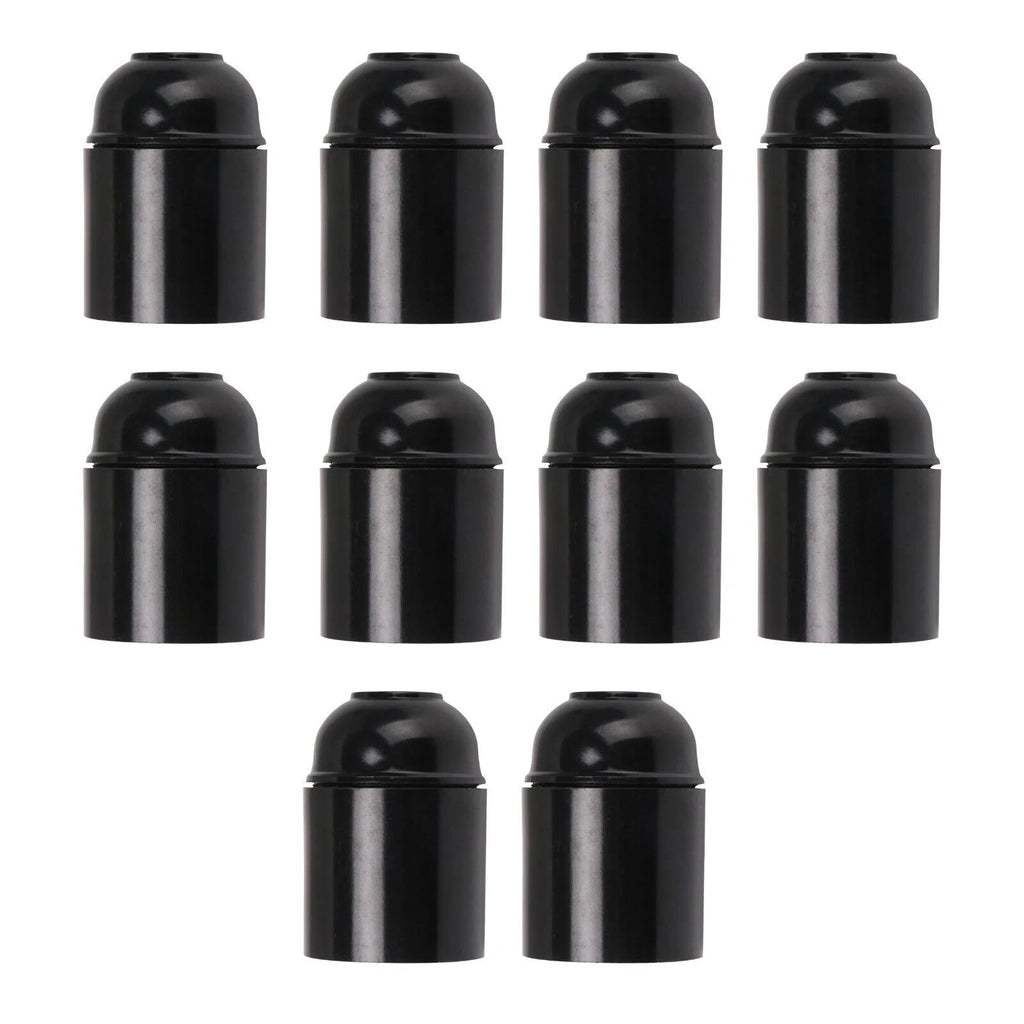 Black E27 Bakelite Lamp Holder Retro Industrial Socket Light Bulb Holder
