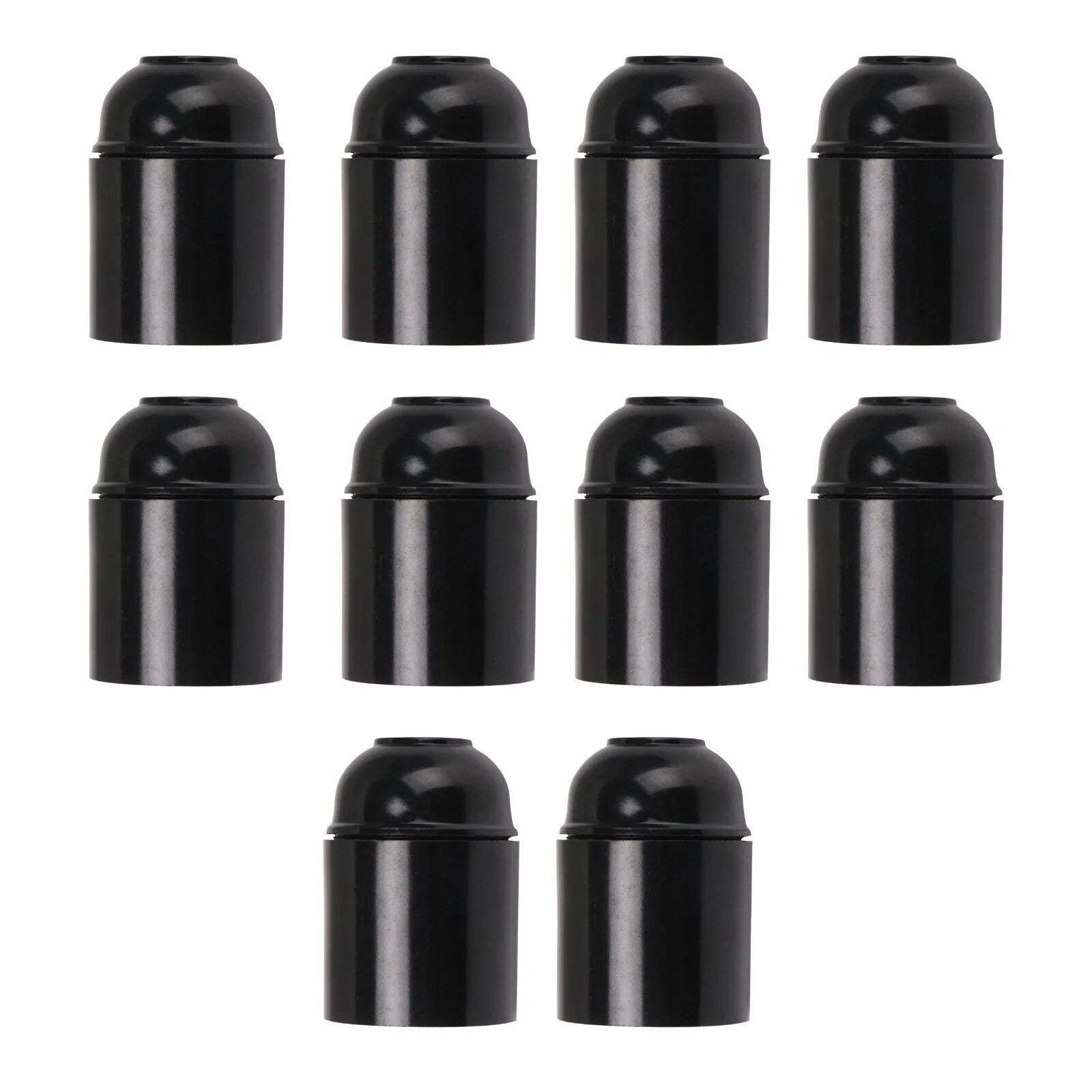 Black E27 Bakelite Lamp Holder Retro Industrial Socket Light Bulb Holder ~5734