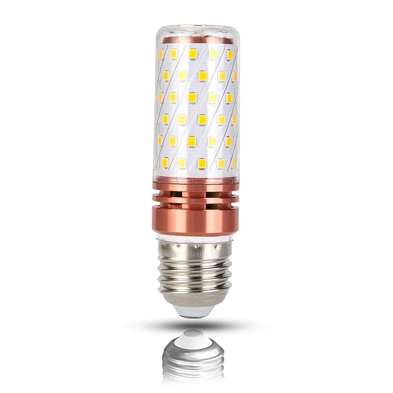 12W Flicker Free E27 LED Corn Bulb Three Color Light