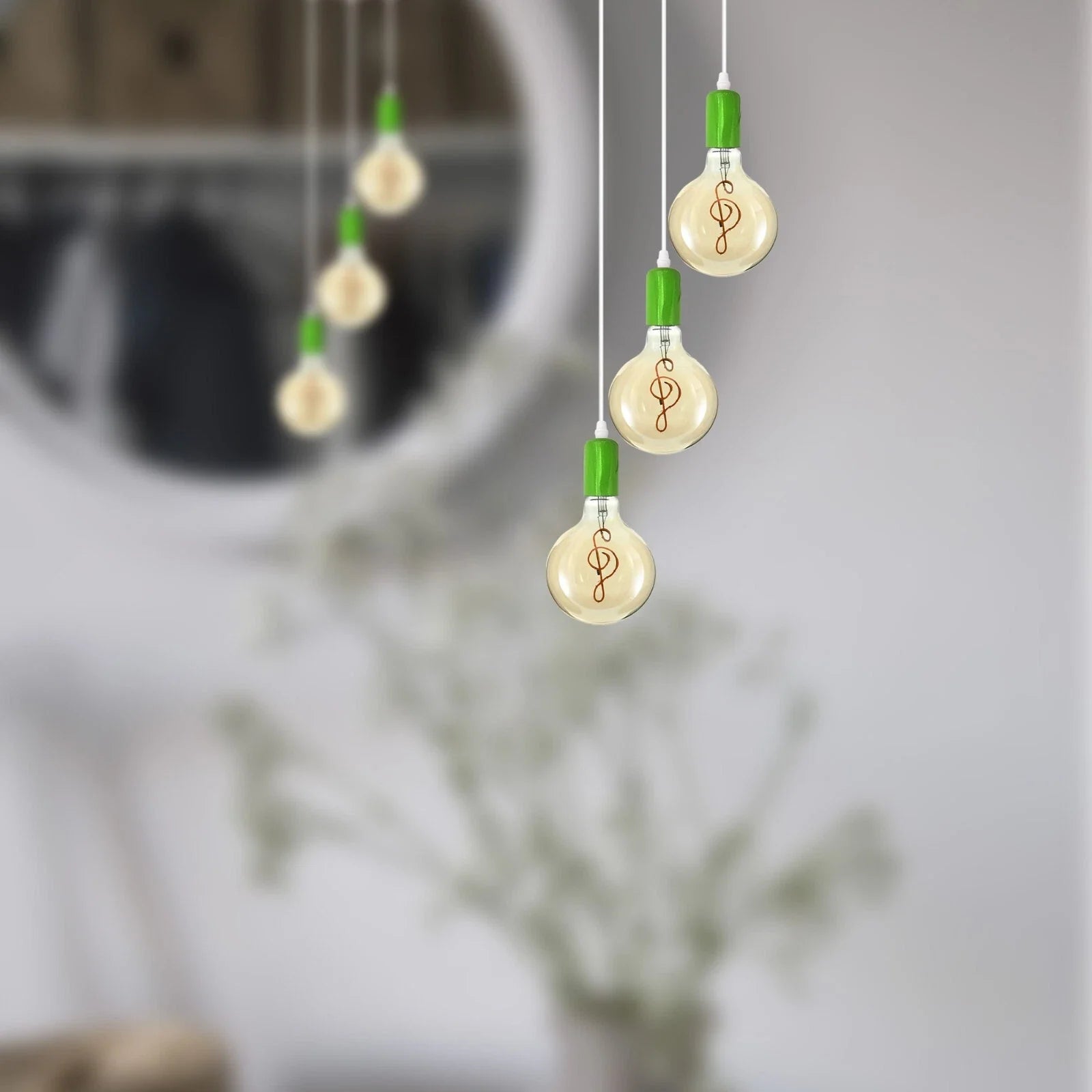 Modern 3-Light Adjustable E27 Ceiling Pendant Fixture for Kitchen Island Dining Room