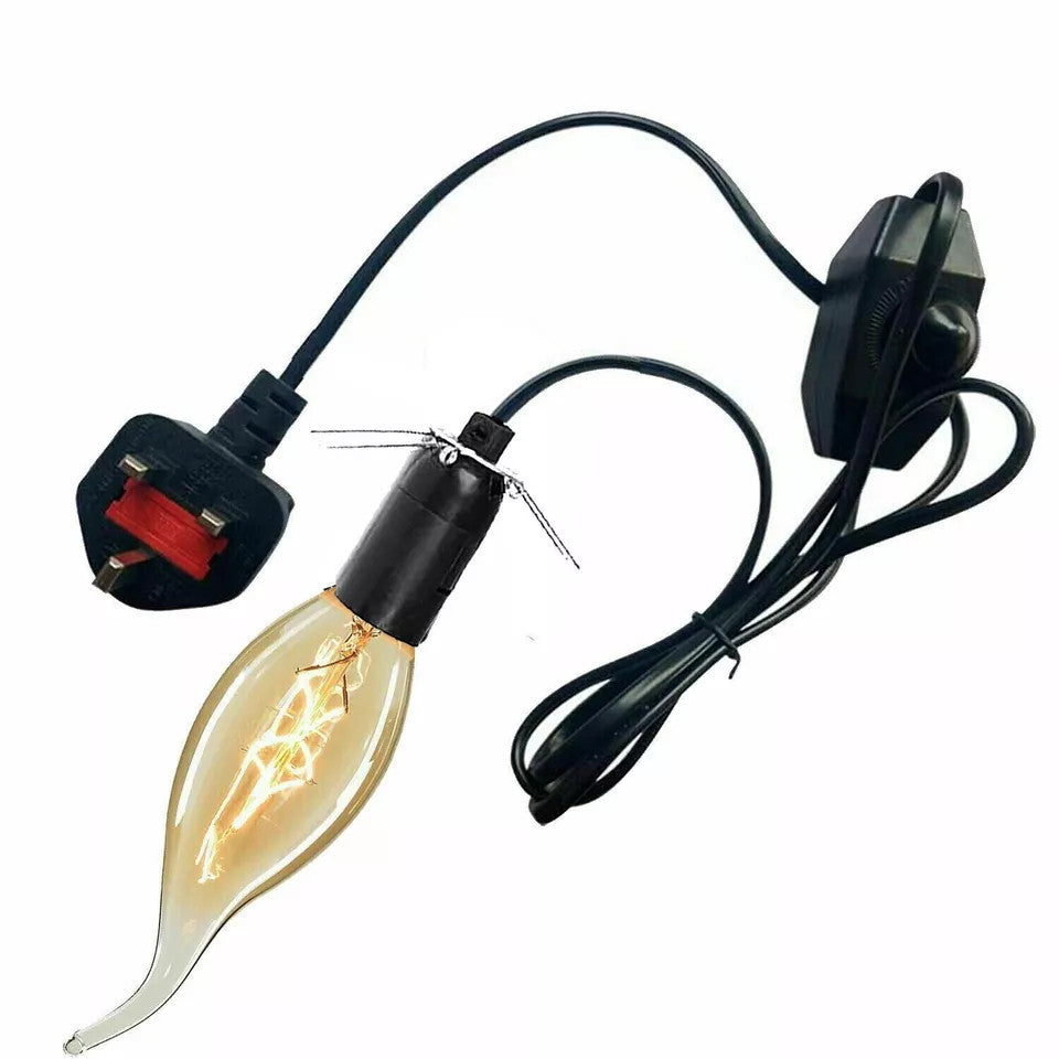 E14 Salt Lamp Cord 2M With Dimmer ~6189