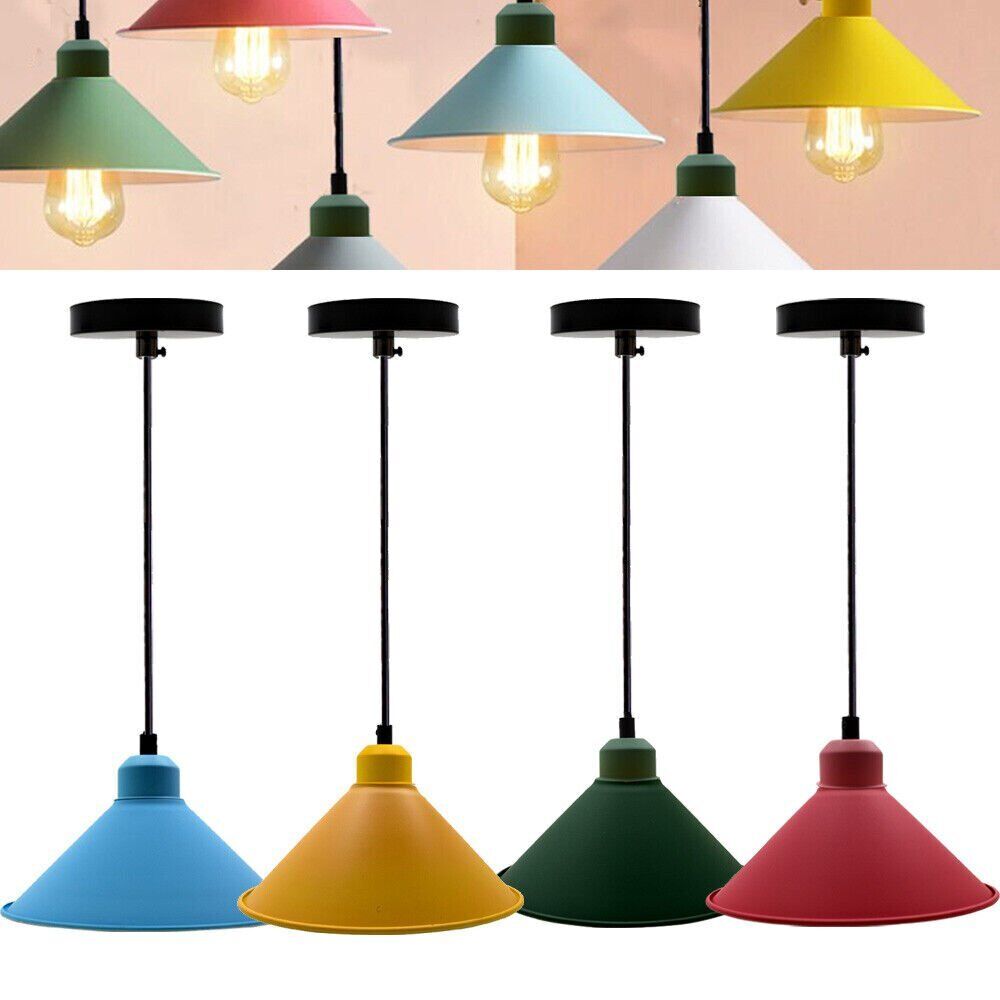 Modern Vintage Industrial Metal Ceiling Lamp Shade Pendant Light Fixture