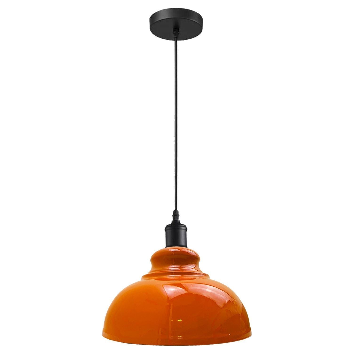 Modern Dome Shade Adjustable Pendant Light Ceiling Lamp for Living Dining Room