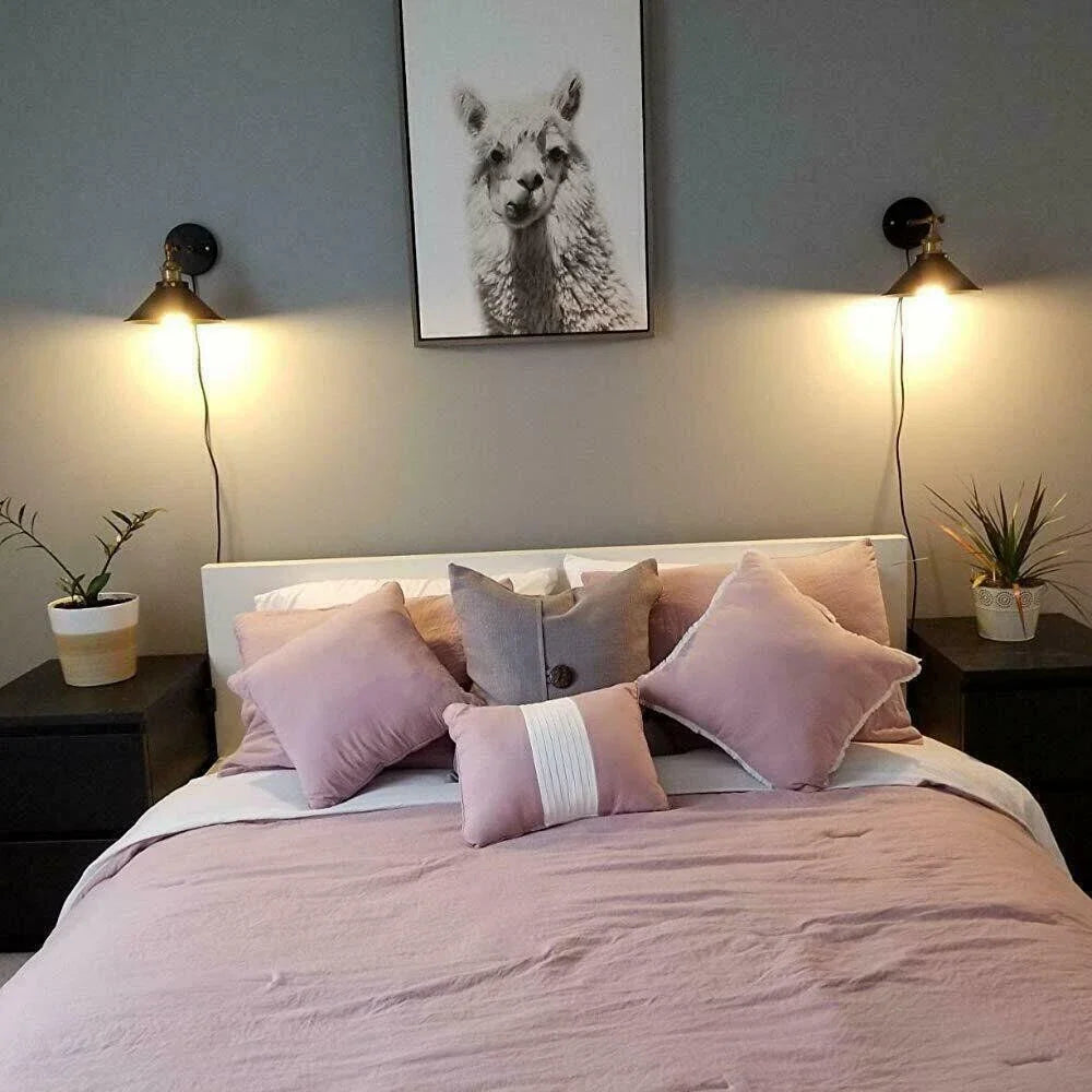 Adjustable Industrial Cone Shade Plug-in Wall Sconce with Dimmer Switch, E27 Bulb