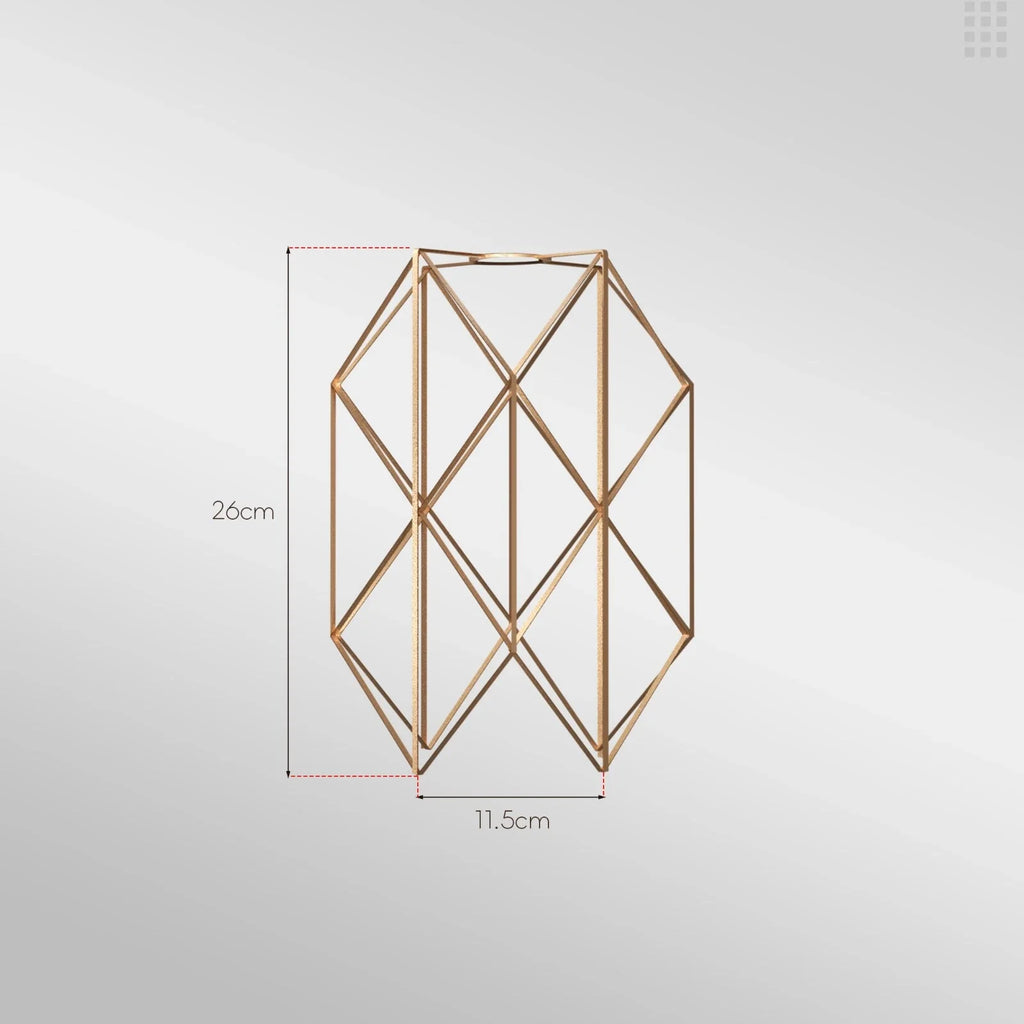 Industrial Four side Diamond  Easy Fit Lampshade~6183