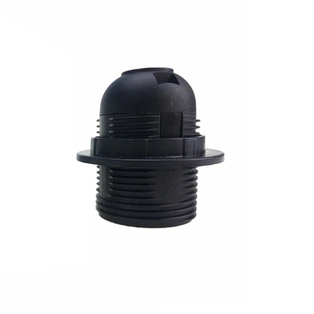 Black Bakelite E27 Industrial Lamp Holder Socket Heat-Resistant Light Bulb Fitting