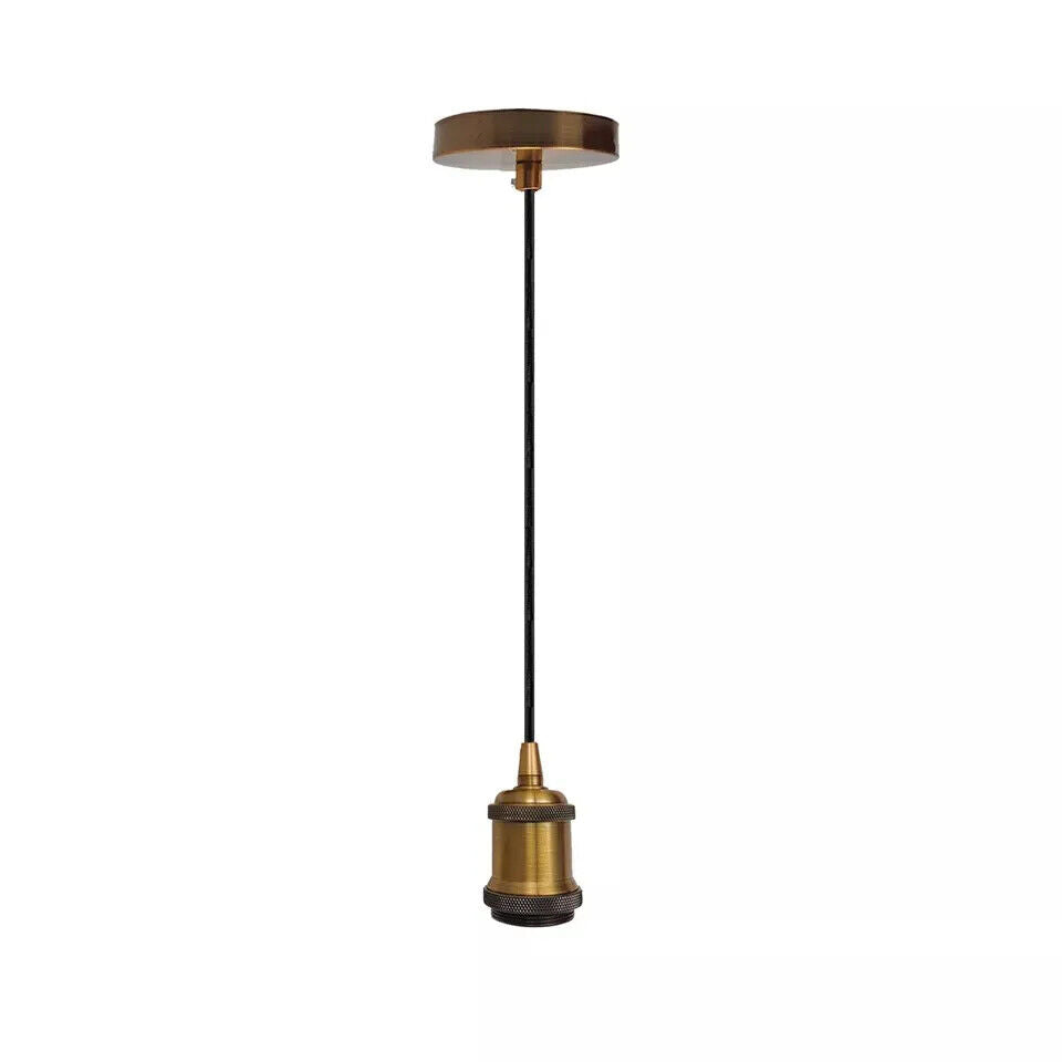 Pendant Lamp Holder Ceiling Rose Vintage Pendant Light Fitting E27~5974