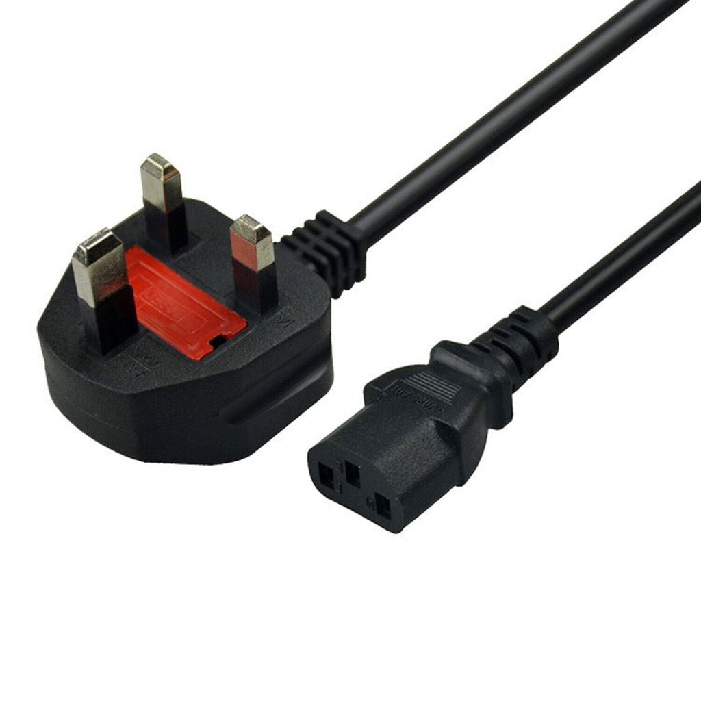 1m IEC Kettle Lead Mains Power Cable UK For LCD PC's TFT TV's IEC ~6248