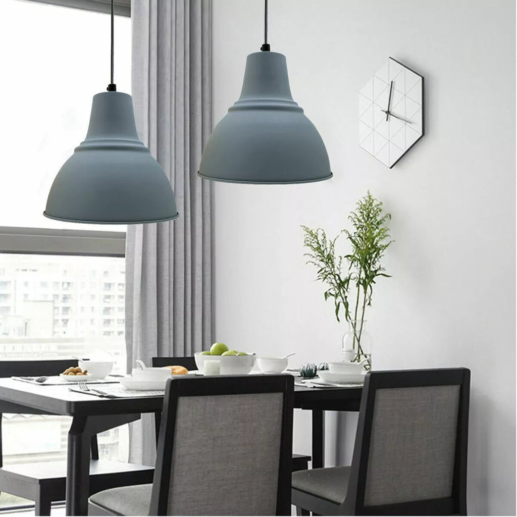 Industrial Retro Barn Style Pendant Light Fixture with Adjustable Chain
