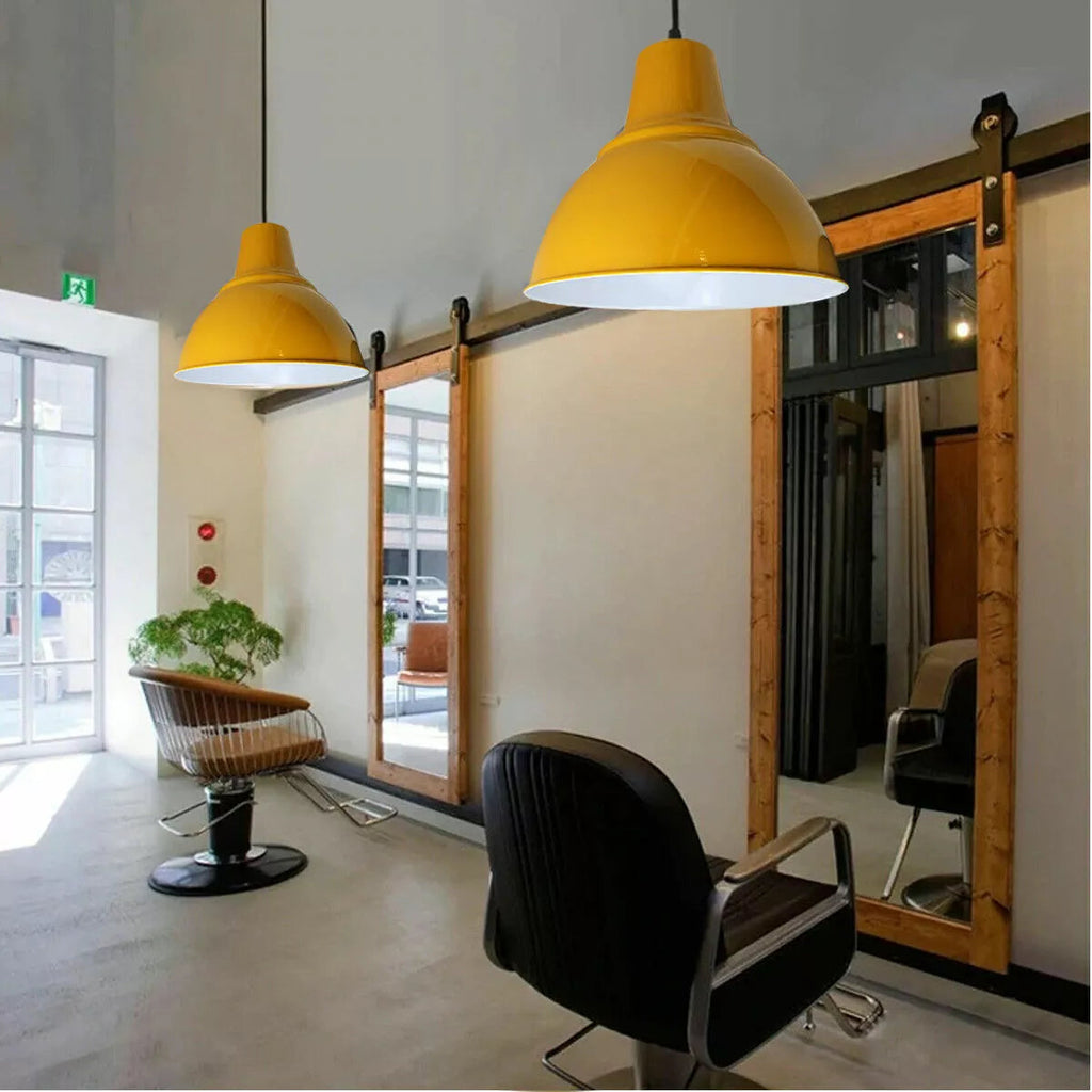 Industrial Retro Barn Style Pendant Light Fixture with Adjustable Chain