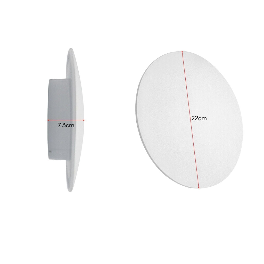 Modern 10W Round LED Wall Light Indoor & Outdoor Use ~5986