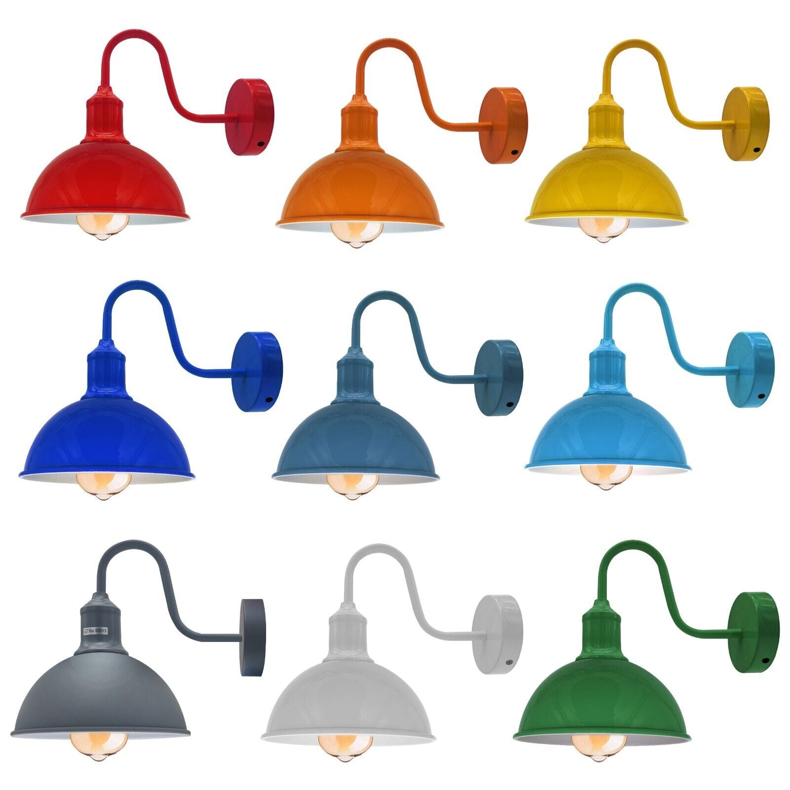 Vintage Industrial Wall Light Retro E27 Sconce Fixture~ 5705