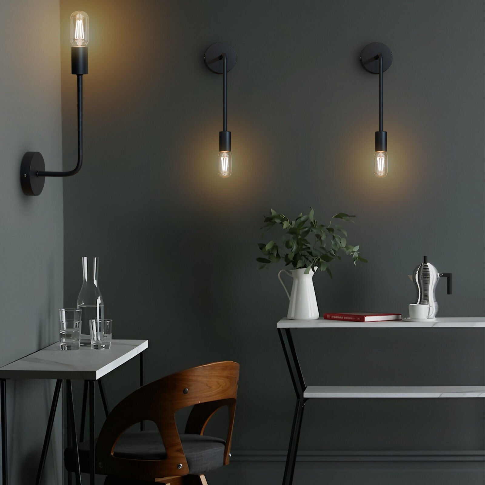 Modern Industrial LED Up Down Wall Sconce Light Fixture E27 Socket