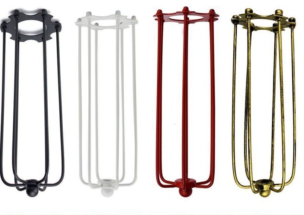 Long Tube Hanging Ceiling Pendant Lights Metal Cage Lampshade ~6142