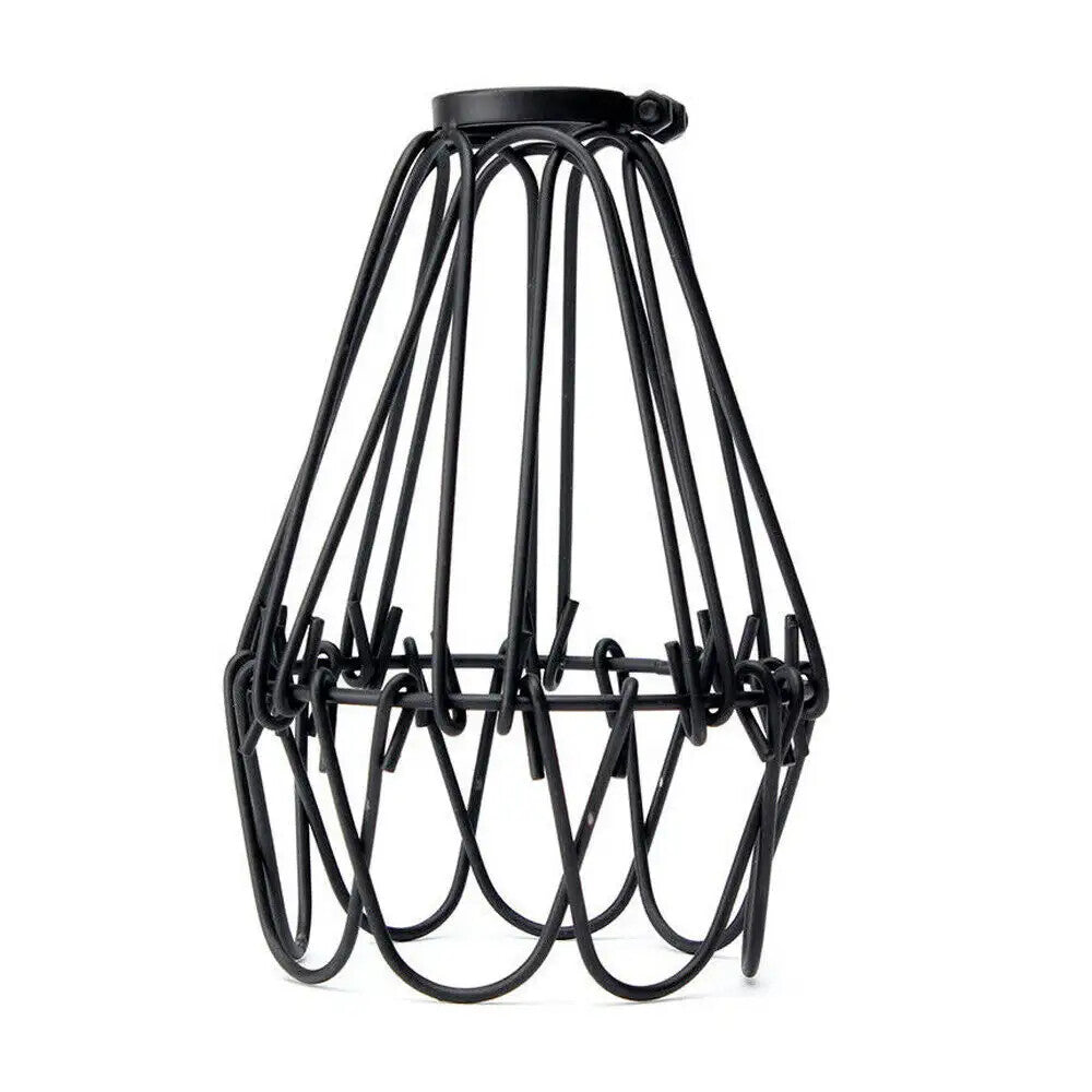 Stylish Vintage Industrial Metal Wire Cage Pendant Light Lampshade