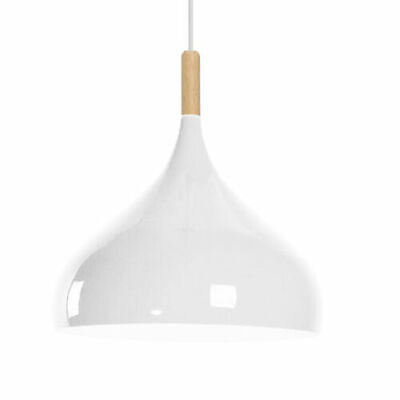 Modern Industrial Metal Dome Ceiling Pendant Light with Colorful Shade