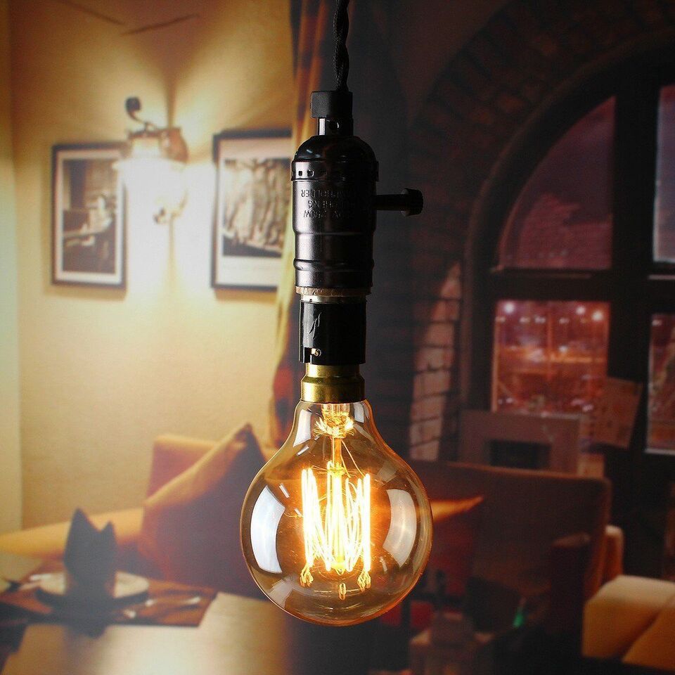Vintage Dimmable LED Filament E27 G95 4W Globe Bulb, Warm White Ambiance