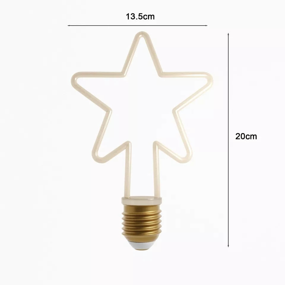 Festive LED Christmas Decorative Bulbs Warm White E27 Base Assorted Shapes