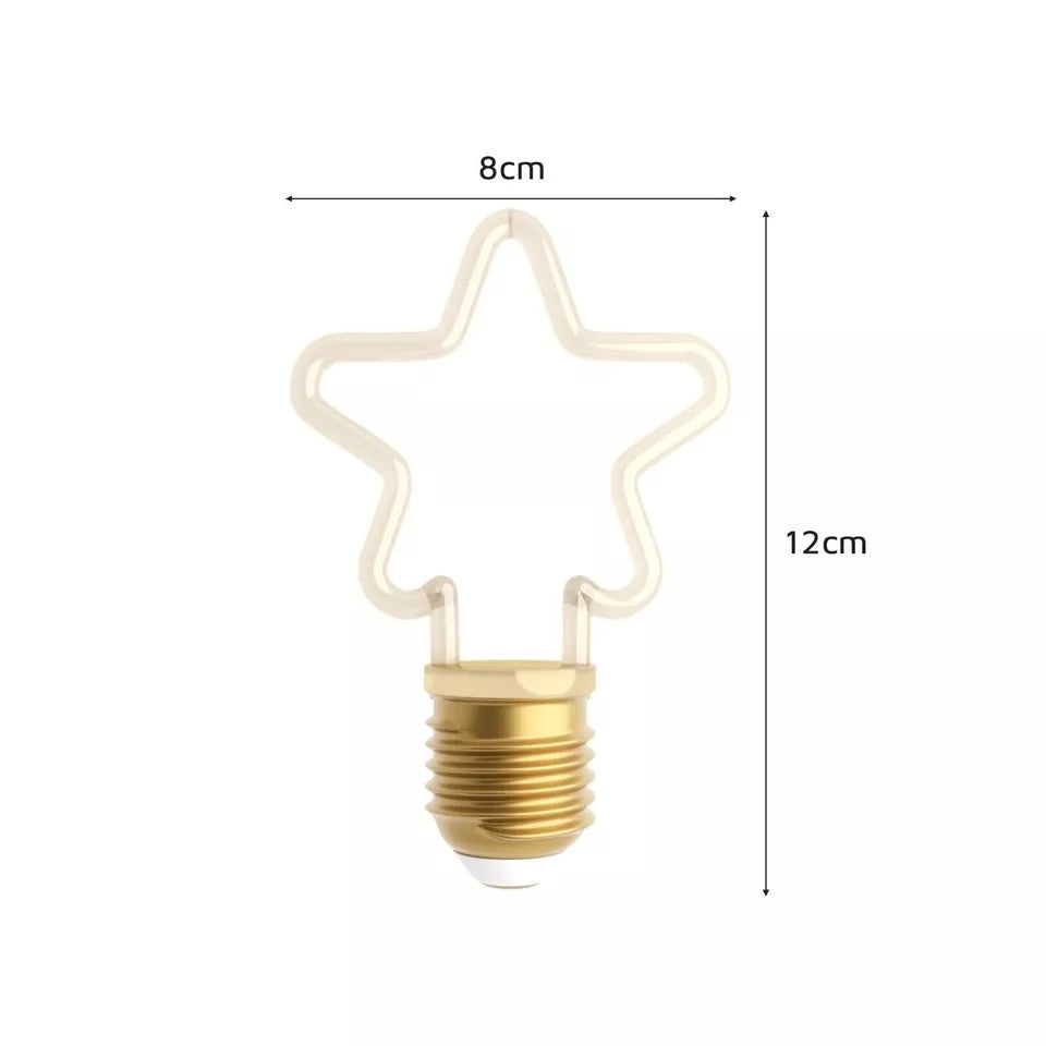 Festive LED Christmas Decorative Bulbs Warm White E27 Base Assorted Shapes