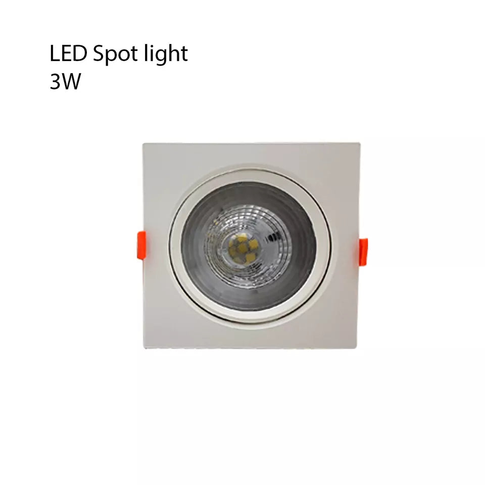 Modern Ultra Slim Recessed LED Tilt Angle Ceiling Spot Light Cool White