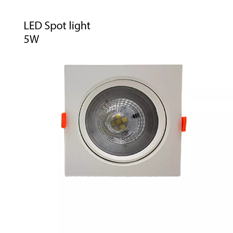 Modern Ultra Slim Recessed LED Tilt Angle Ceiling Spot Light Cool White