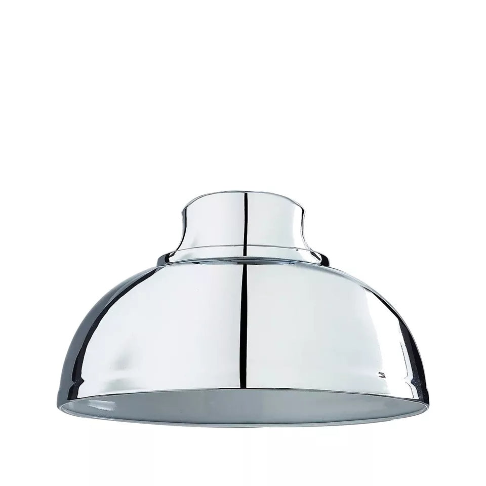 Industrial Metal Curvy Easy Fit Ceiling Pendant Lampshade - Retro Style