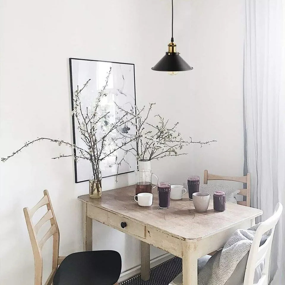 Modern Metal Black Refurbished Ceiling Adjustable Pendant Lighting ~5739