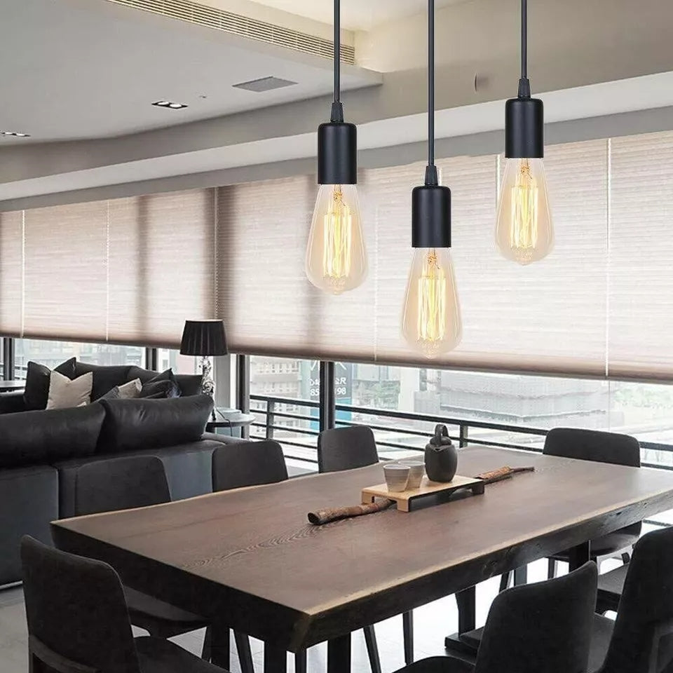 Industrial 95cm Adjustable E27 Holder Ceiling Pendant Lighting~6007