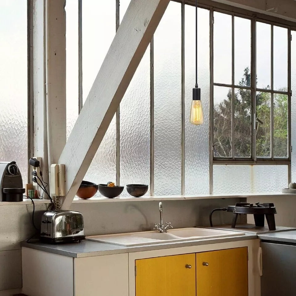 Industrial 95cm Adjustable E27 Holder Ceiling Pendant Lighting~6007