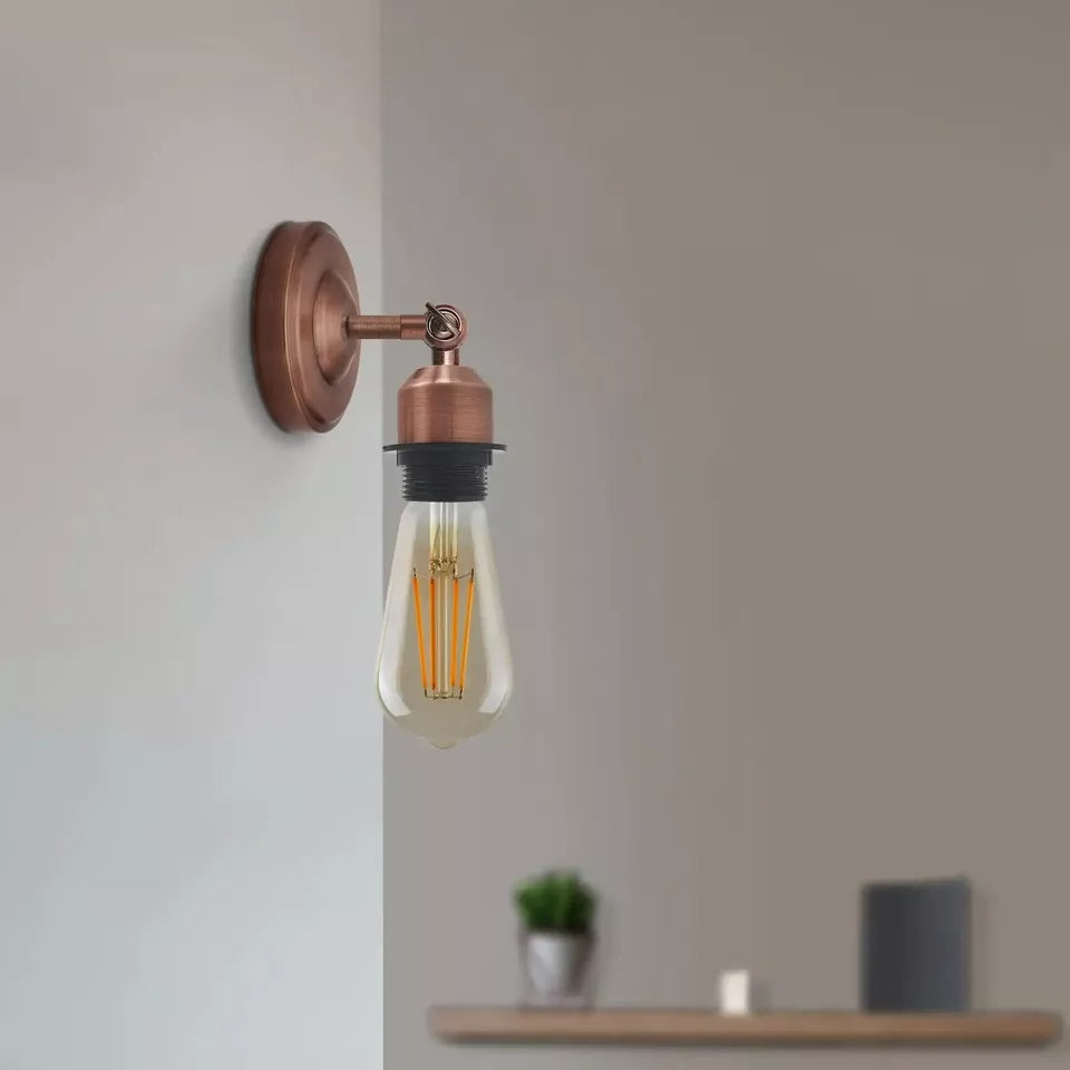 Adjustable Arm Vintage Industrial Metal Wall Sconce E27 Light Fixture