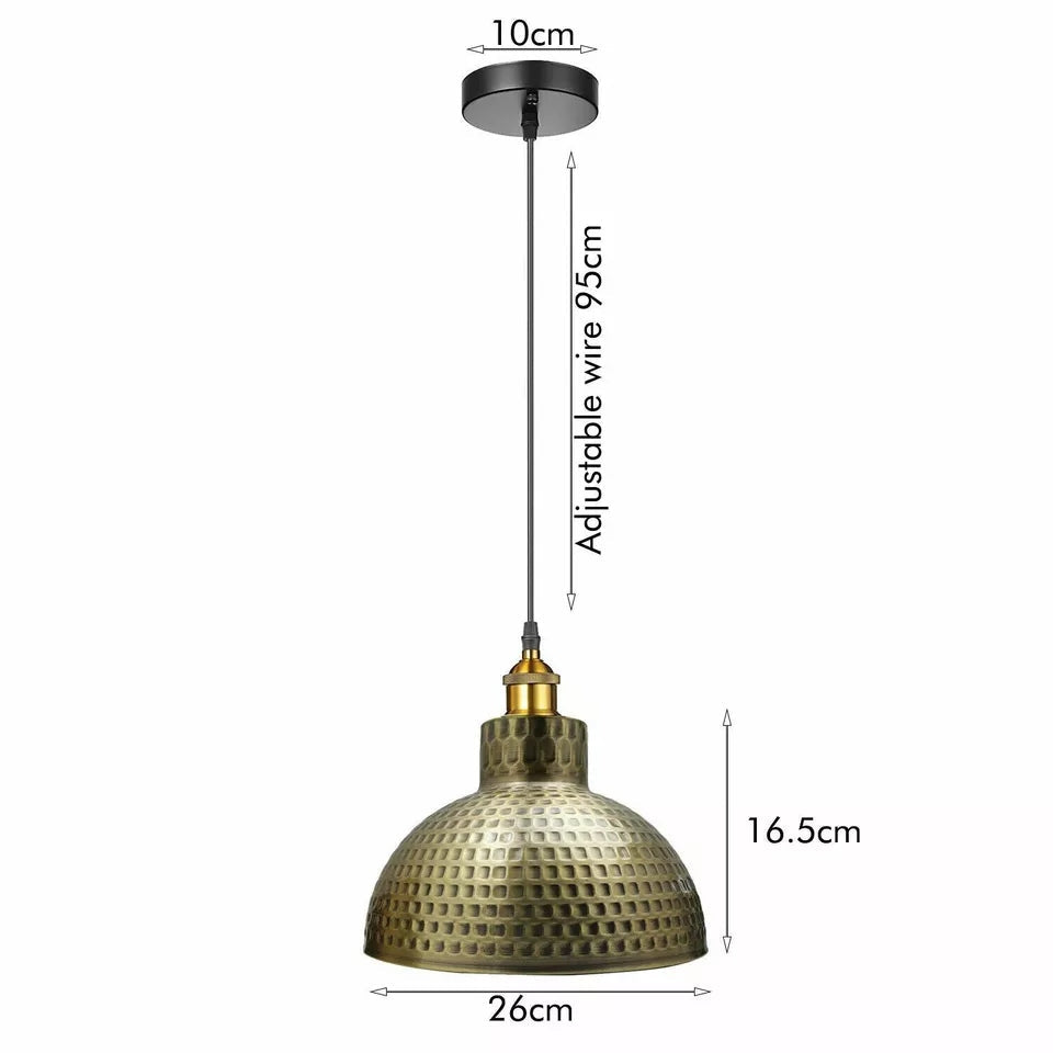 Vintage Industrial Metal E27 Ceiling Pendant Light fixture~6056
