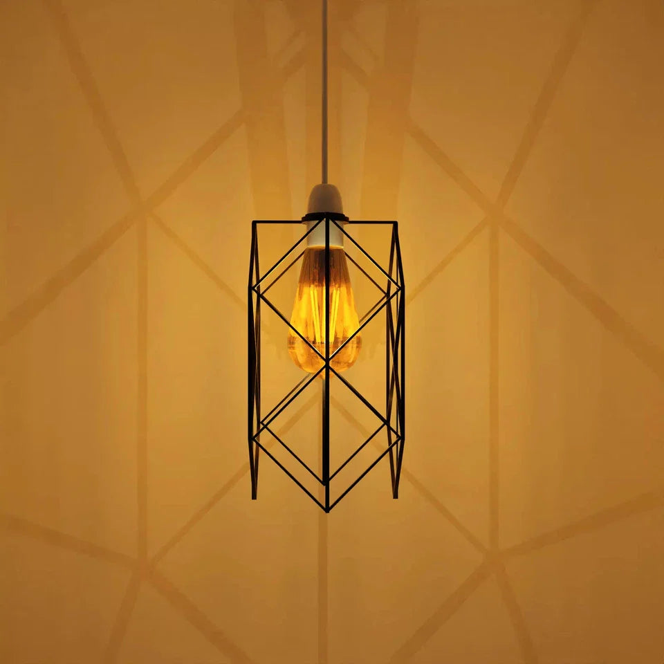 Industrial Four side Diamond  Easy Fit Lampshade~6183