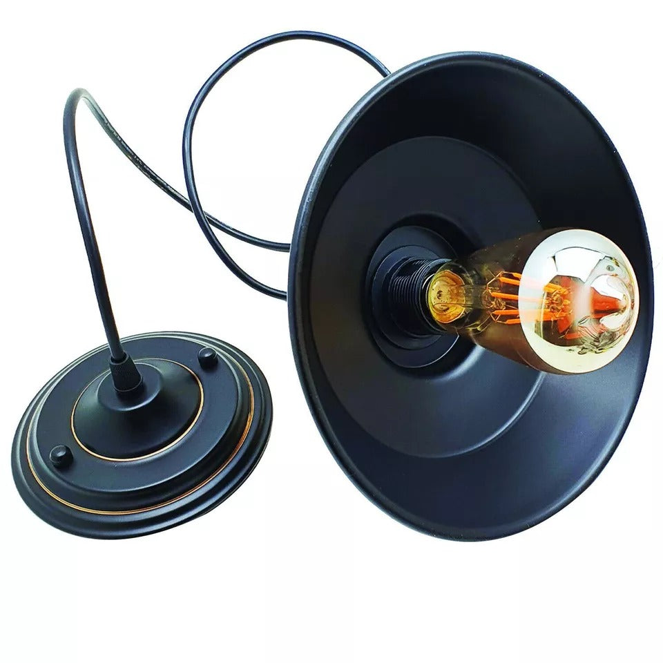 Vintage Industrial Metal Pendant Light Shade for Kitchen Living Room Dining