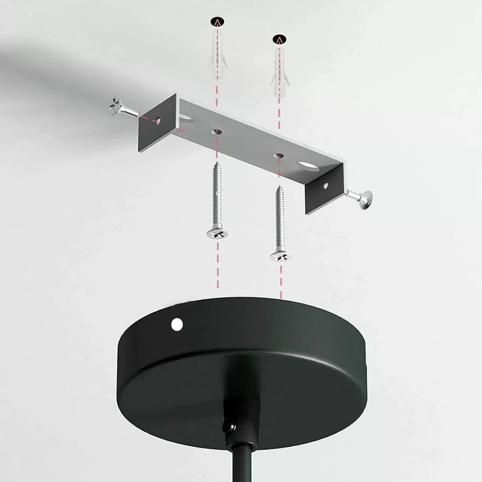 Vintage Ceiling Pendant Light Cage Lampshade Hanging Light Fitting ~5795