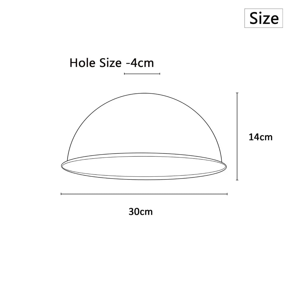 21cm Retro Dome Metal Ceiling Light Shade ~6097