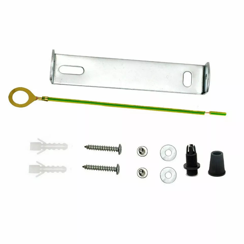 Dimmable Plug-in Wall Light Kit with UK Plug and Flexible Power Cord