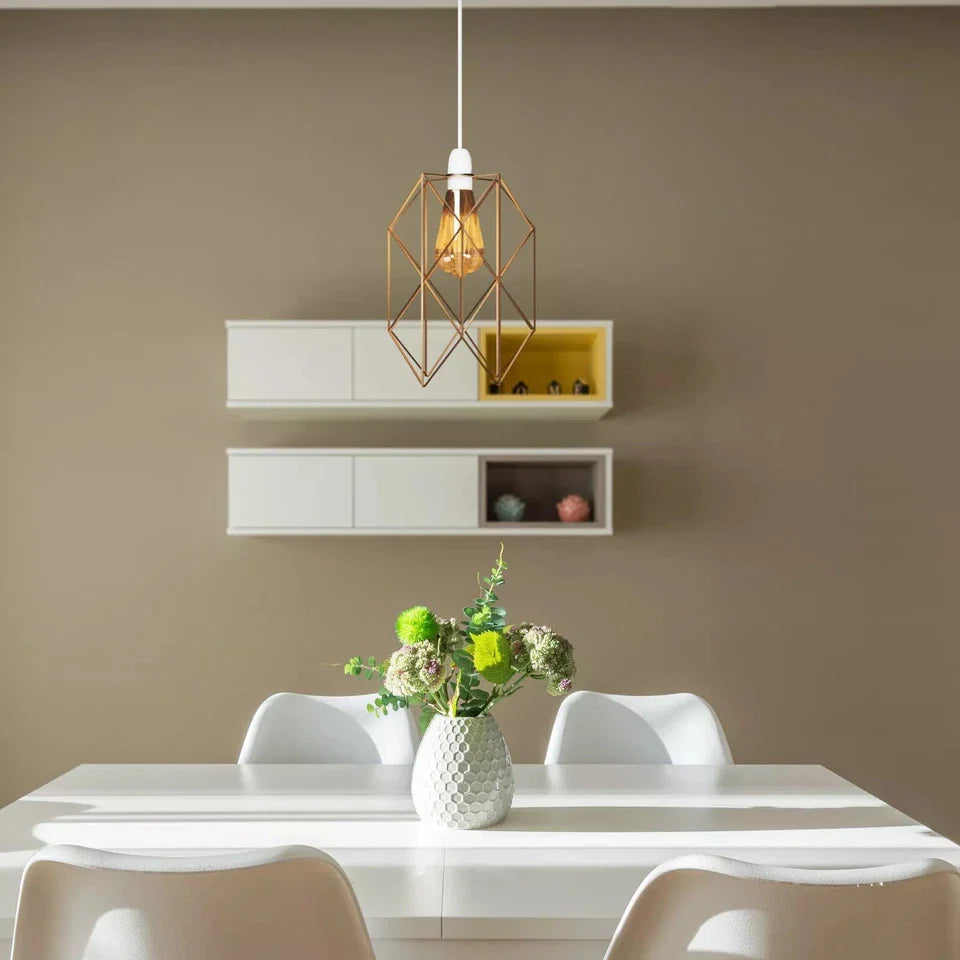 Industrial Four side Diamond  Easy Fit Lampshade~6183