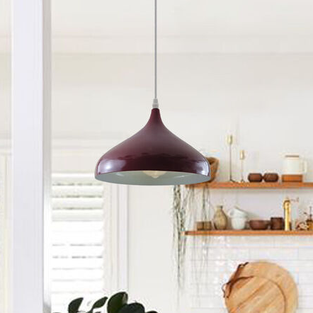 Industrial Dome Metal Ceiling Light Shade, Vintage Retro Pendant Lamp Fixture
