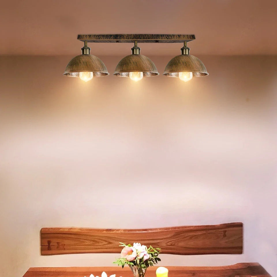 3 Way Industrial Style Ceiling Light Fixture ~6013