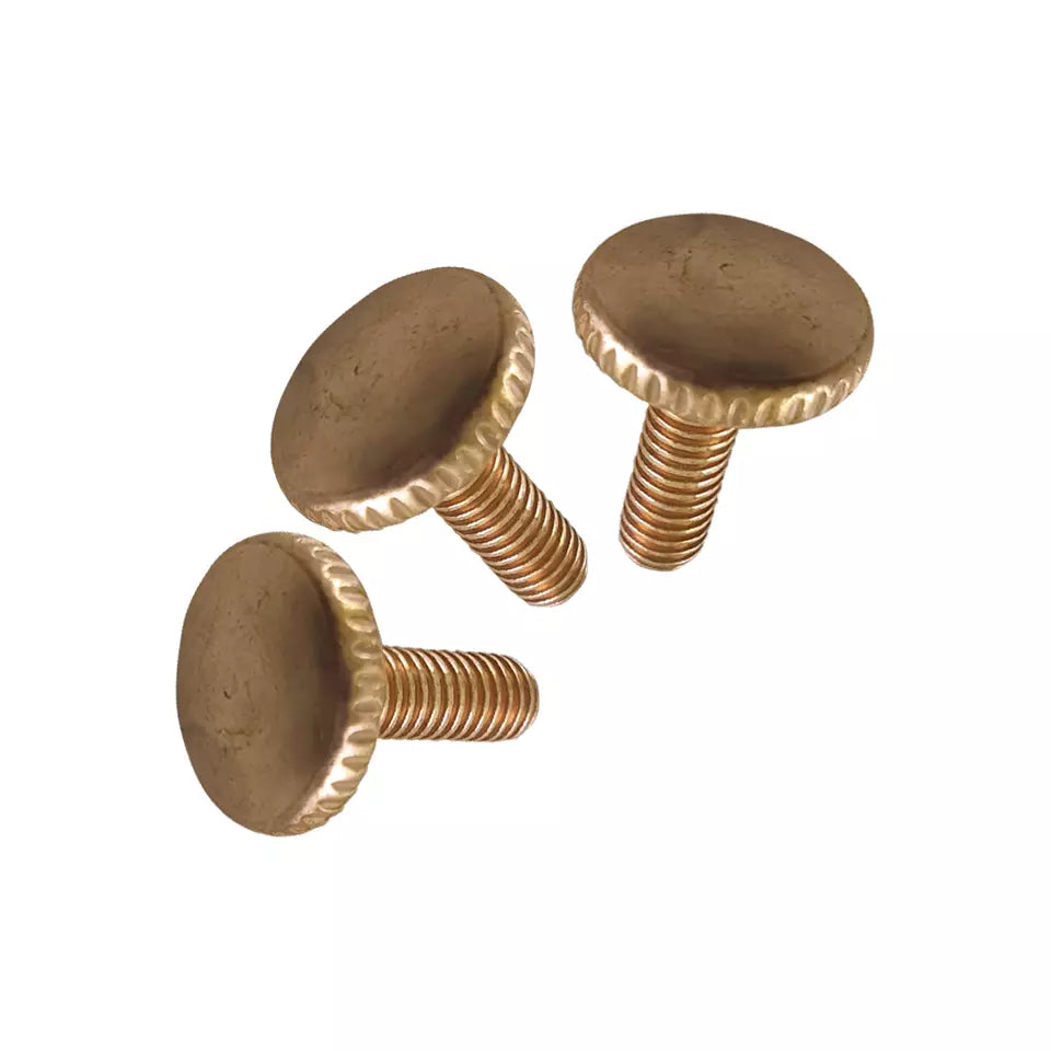 Durable 3-Pack M4 x 12mm Pan Head Hand Tightening Thread Screws for Quick Assembly