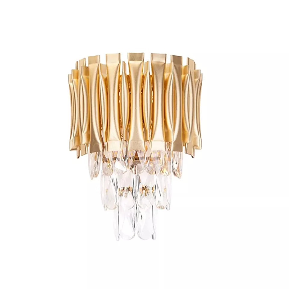 Modern Luxury Gold K9 Crystal LED Ceiling Pendant Light Chandelier Fixture
