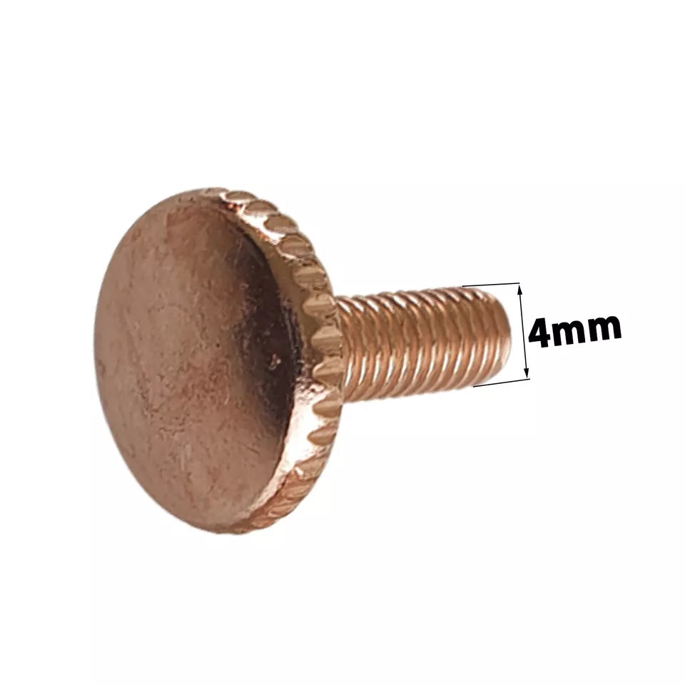 Durable 3-Pack M4 x 12mm Pan Head Hand Tightening Thread Screws for Quick Assembly