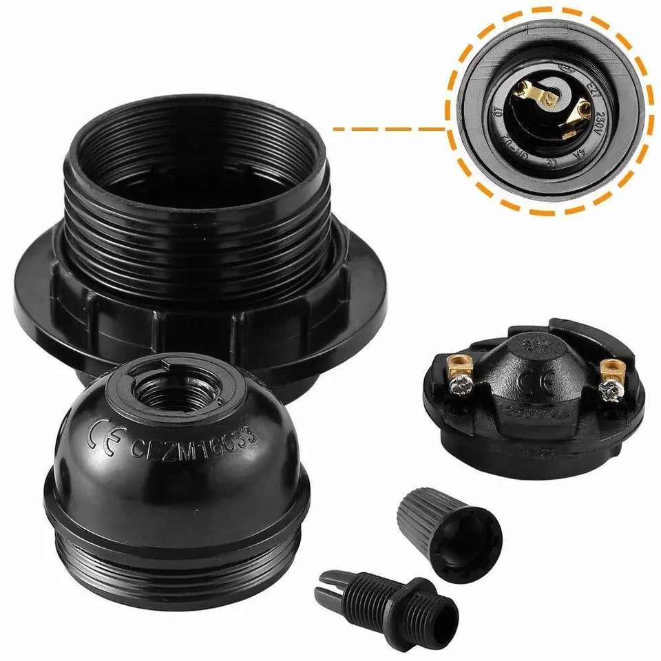 Vintage Bulb Holder Industrial Light Antique Retro E27 Fitting ~5725