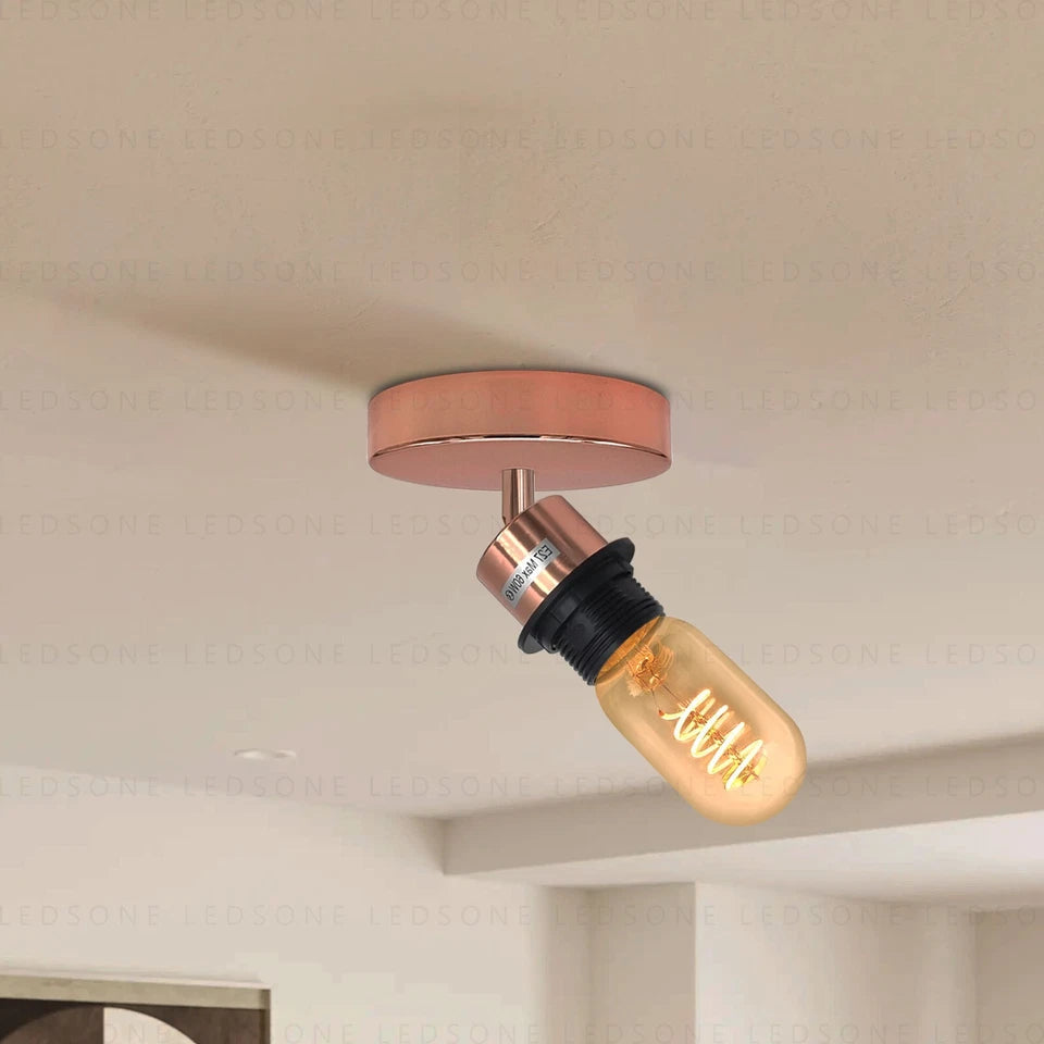 Modern Adjustable Flush Mount Ceiling Light Indoor E27 Lamp ~ 6128