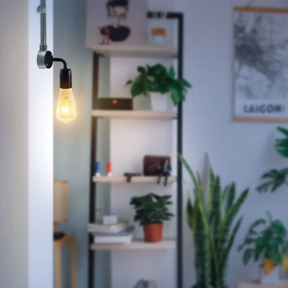 Vintage Wall Sconce Metal Rustic E27 Holder Fitting Wall Lights ~ 6015