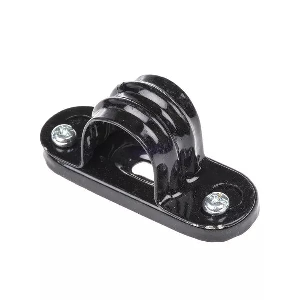 20mm Metal Conduit Distance Saddle Clip for Pipe Installation, Black & Silver